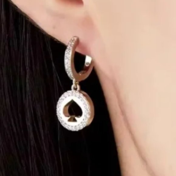 Kate Spade Spot the Spade Earrings - Picture 1 of 3
